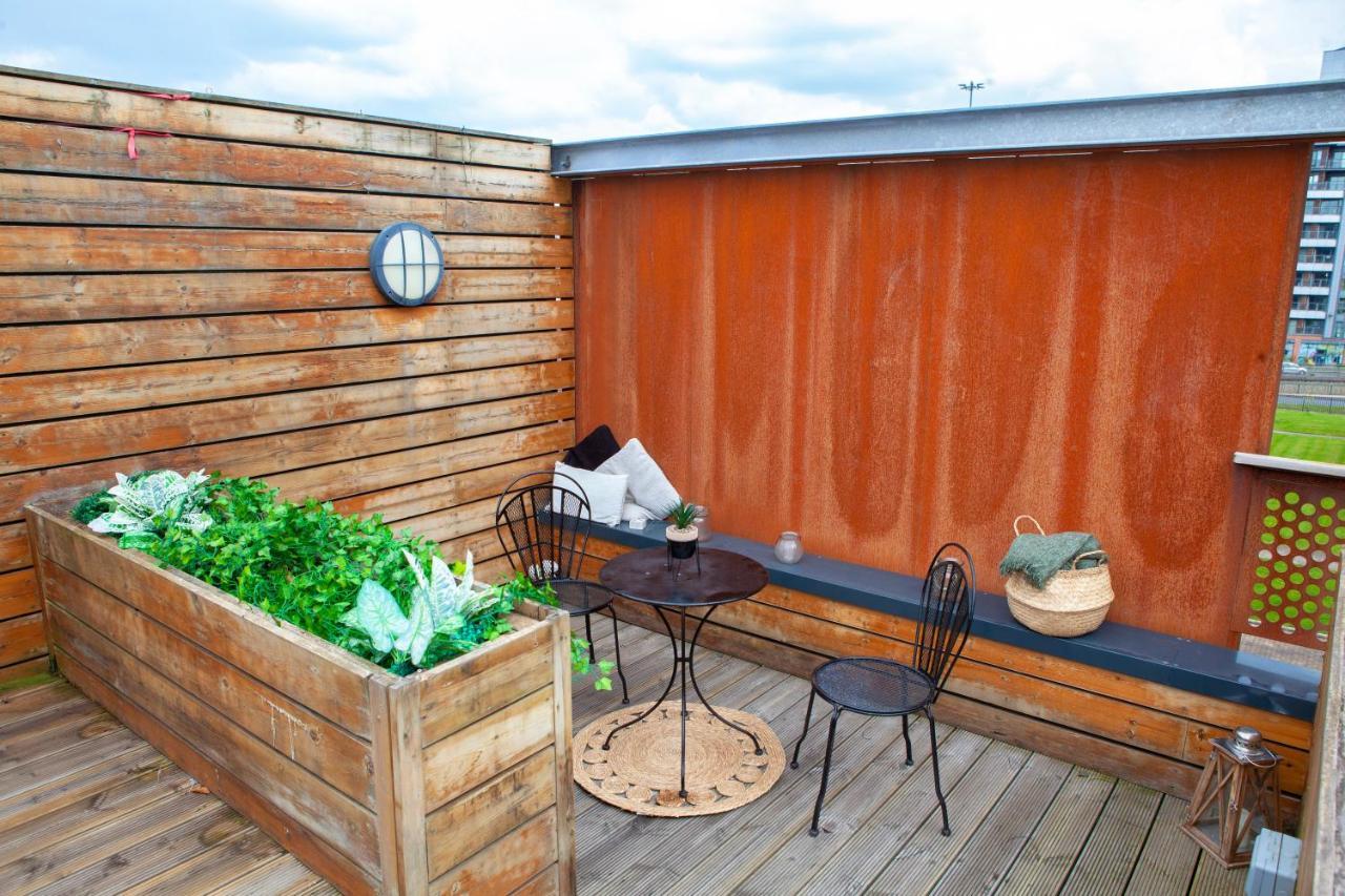 Modern City Centre Apartment Roof Garden Manchester Esterno foto